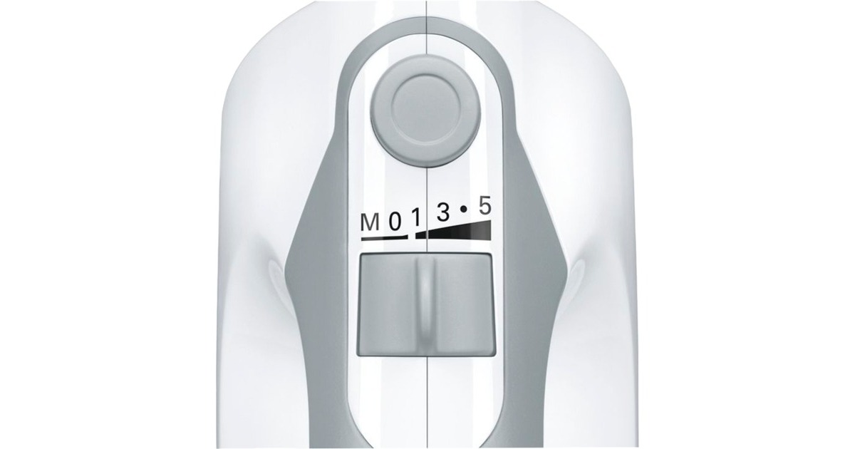 Bosch ErgoMixx standn'bowl MFQ 36460, Handmixer(weiß/grau, inkl. Kunststoffrührschüssel)