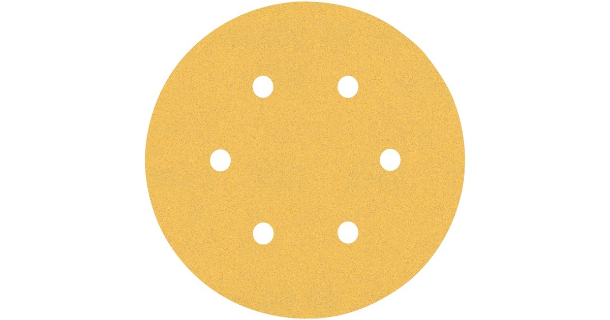 Bosch Expert C470 Schleifblatt-Set, Ø 150mm, K60 / 120 / 240(6-teilig, für Exzenterschleifer)