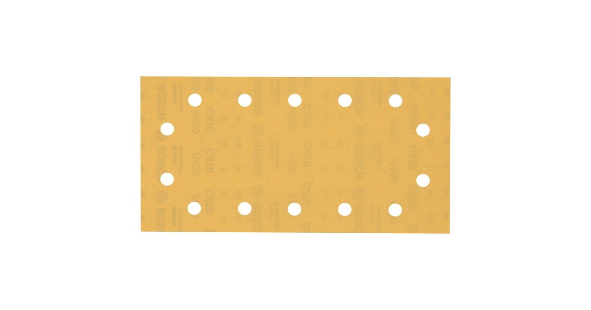 Bosch Expert C470 Schleifblatt, 115 x 230mm, K400(10 Stück, für Schwingschleifer)