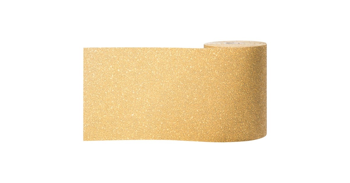 Bosch Expert C470 Schleifblatt, 115mm, K40(5 Meter Rolle, für Schwingschleifer, zum Handschleifen)