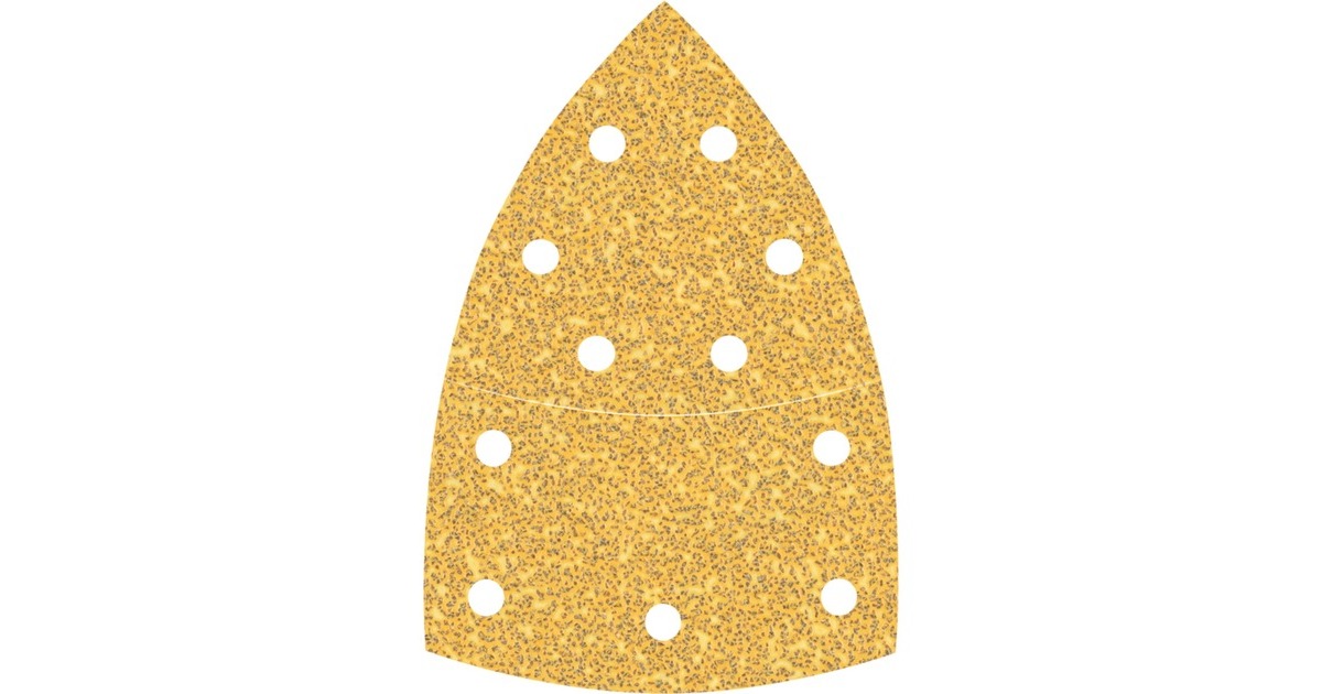 Bosch Expert C470 Schleifblatt, 62 x 102mm, K40(10 Stück, für Multischleifer)