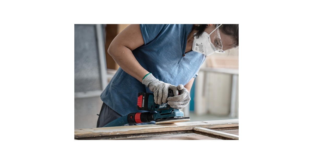 Bosch Expert C470 Schleifblatt, 93 x 230mm, K40(10 Stück, für Schwingschleifer)