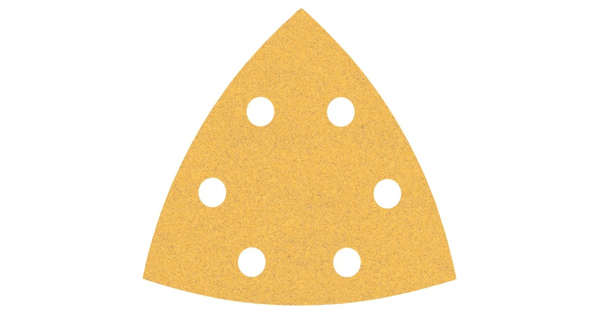 Bosch Expert C470 Schleifblatt, 93mm, K100(5 Stück, für Deltaschleifer)