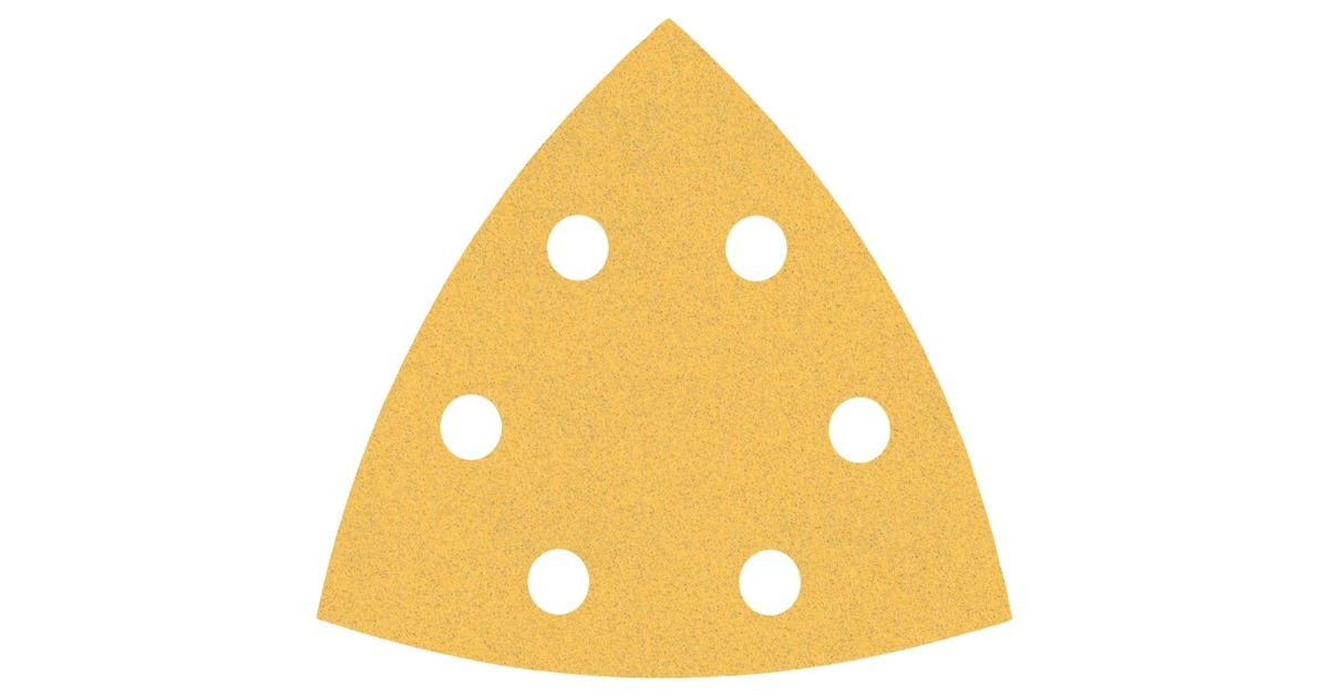 Bosch Expert C470 Schleifblatt, 93mm, K120(5 Stück, für Deltaschleifer)