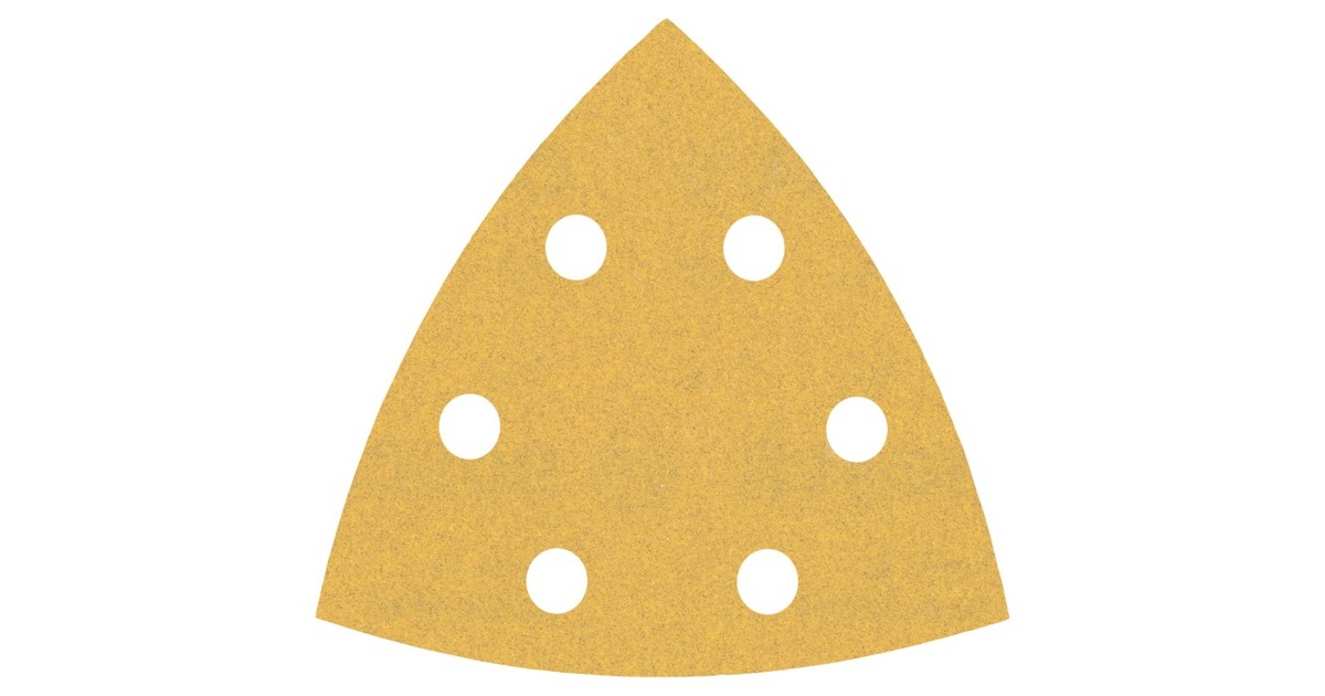 Bosch Expert C470 Schleifblatt, 93mm, K180(5 Stück, für Deltaschleifer)