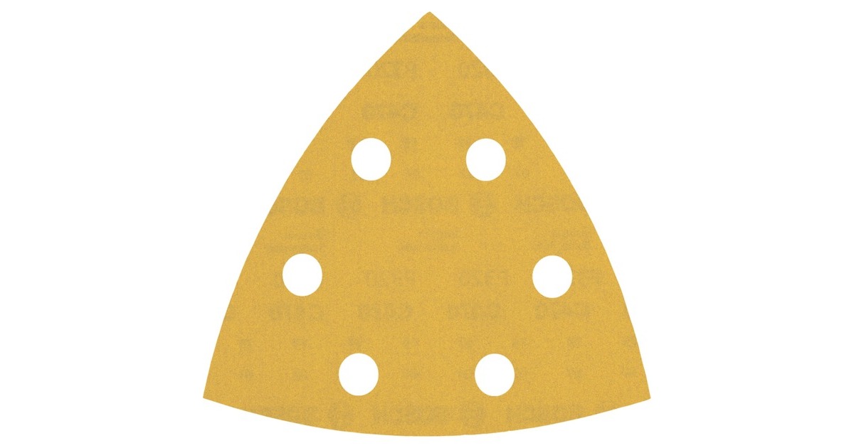 Bosch Expert C470 Schleifblatt, 93mm, K320(50 Stück, für Deltaschleifer)