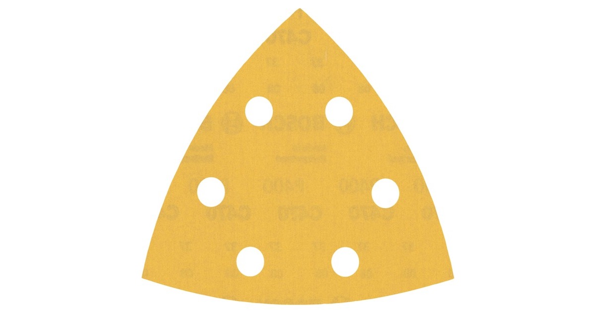 Bosch Expert C470 Schleifblatt, 93mm, K400(50 Stück, für Deltaschleifer)