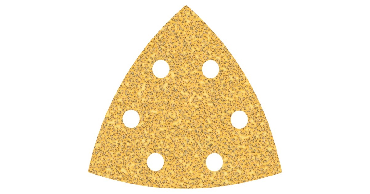 Bosch Expert C470 Schleifblatt, 93mm, K40(5 Stück, für Deltaschleifer)