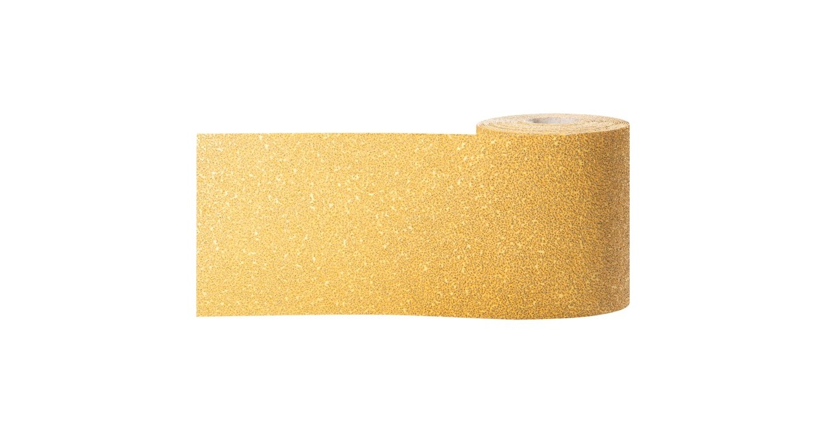 Bosch Expert C470 Schleifblatt, 93mm, K40(5 Meter Rolle, für Schwingschleifer, zum Handschleifen)