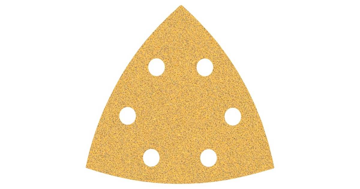 Bosch Expert C470 Schleifblatt, 93mm, K60(5 Stück, für Deltaschleifer)