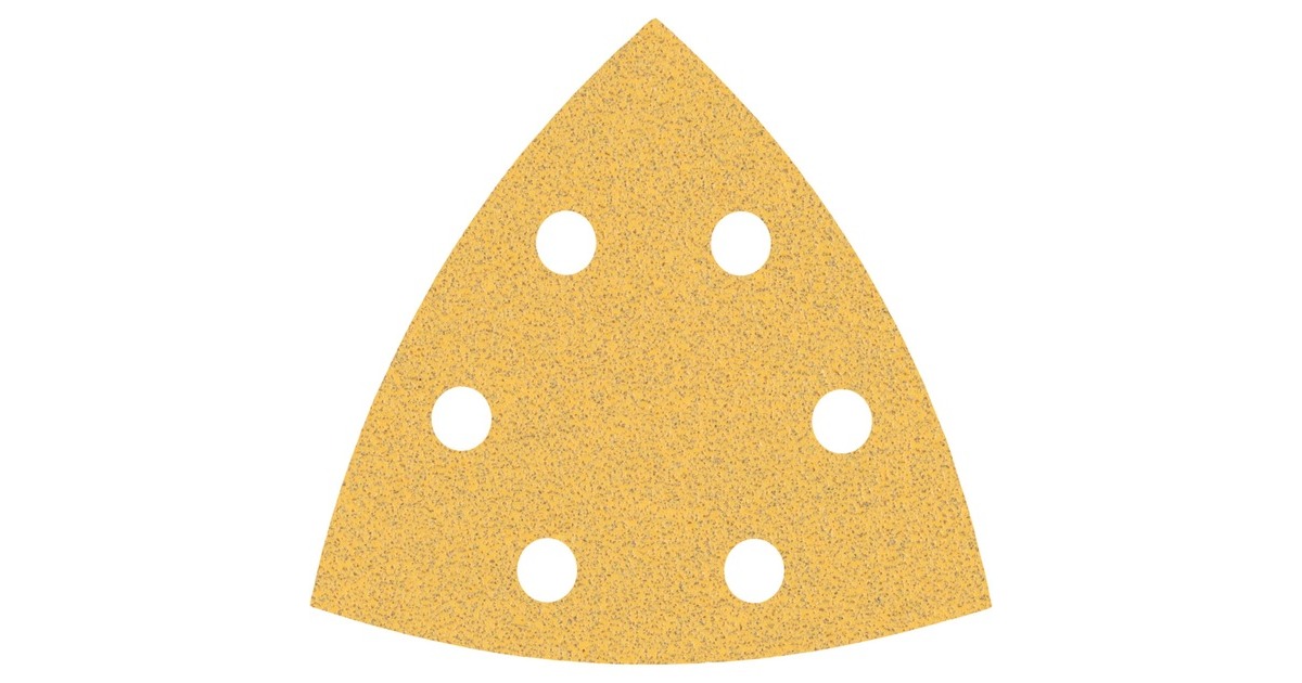 Bosch Expert C470 Schleifblatt, 93mm, K80(5 Stück, für Deltaschleifer)