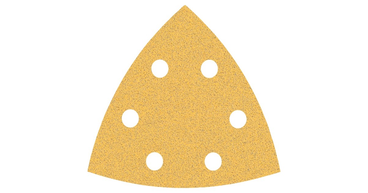 Bosch Expert C470 Schleifblatt, 93mm, K80(50 Stück, für Deltaschleifer)