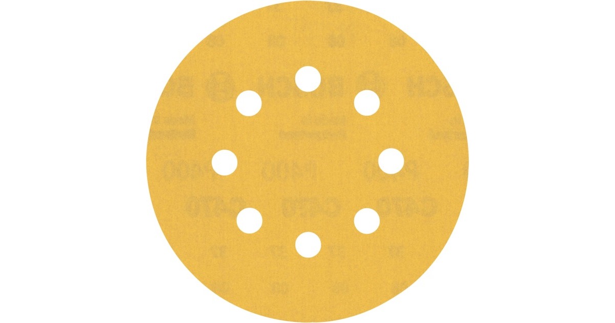 Bosch Expert C470 Schleifblatt, Ø 125mm, K400(50 Stück, für Exzenterschleifer)