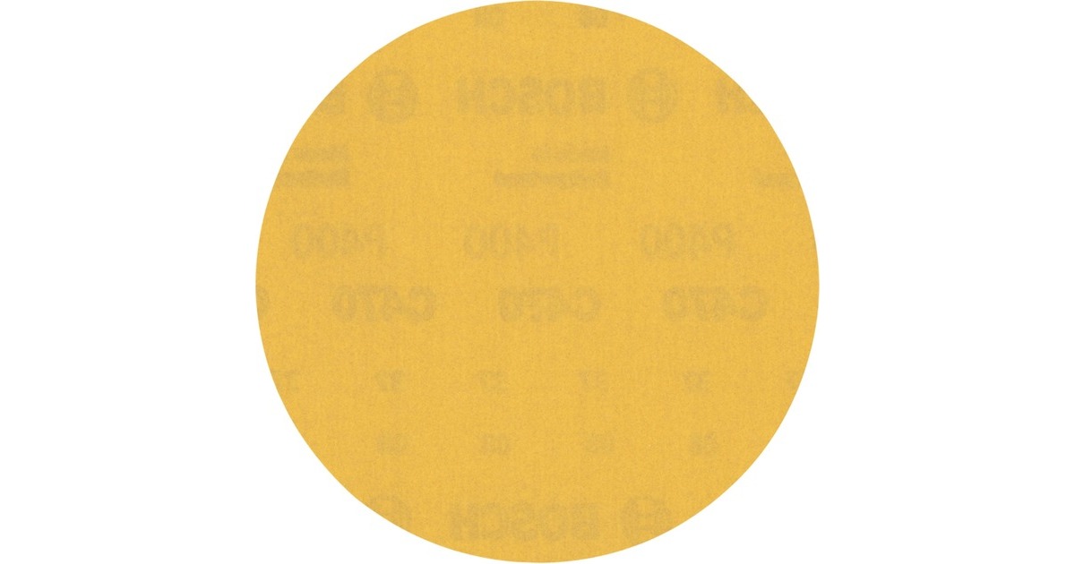 Bosch Expert C470 Schleifblatt, Ø 125mm, K400 ungelocht(50 Stück, für Exzenterschleifer)