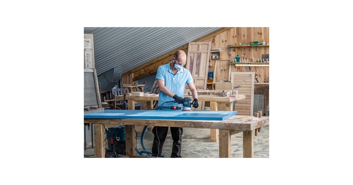 Bosch Expert C470 Schleifblatt, Ø 125mm, K60 Multilochung(5 Stück, für Exzenterschleifer)