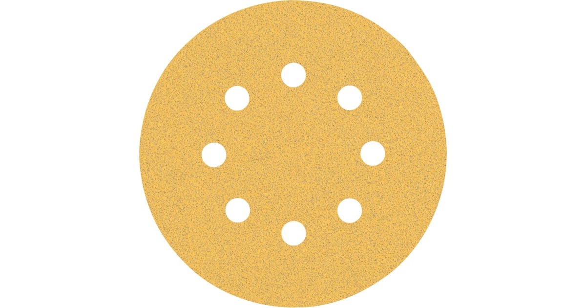 Bosch Expert C470 Schleifblatt, Ø 125mm, K80(50 Stück, für Exzenterschleifer)