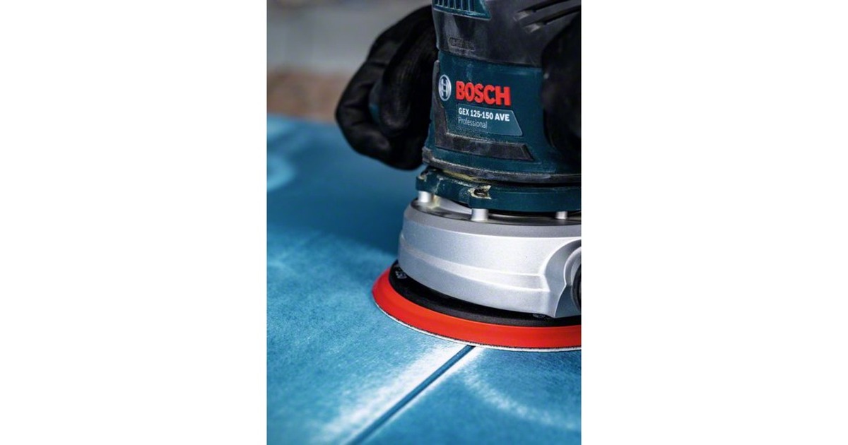 Bosch Expert C470 Schleifblatt, Ø 150mm, K320 Multilochung(50 Stück, für Exzenterschleifer)