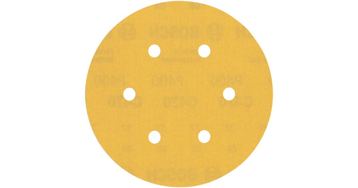 Bosch Expert C470 Schleifblatt, Ø 150mm, K400(5 Stück, für Exzenterschleifer)