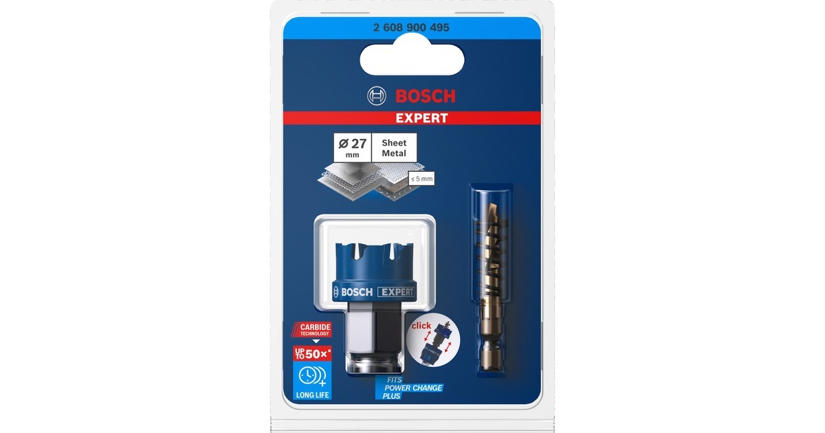 Bosch Expert Carbide Lochsäge 'SheetMetal', Ø 27mm
