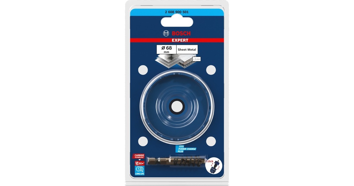 Bosch Expert Carbide Lochsäge 'SheetMetal', Ø 68mm