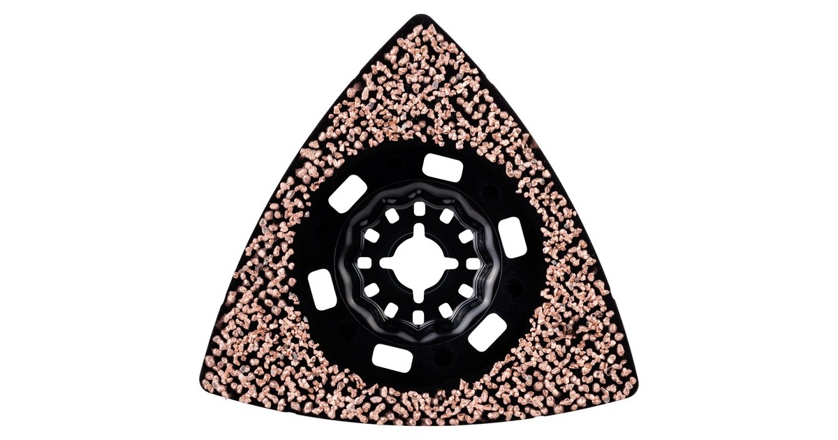 Bosch Expert Carbide Schleifplatte AVZ 90 RT2 MultiMaterial, Ø 90mm, Schleifscheibe(10 Stück, Starlock, K20)