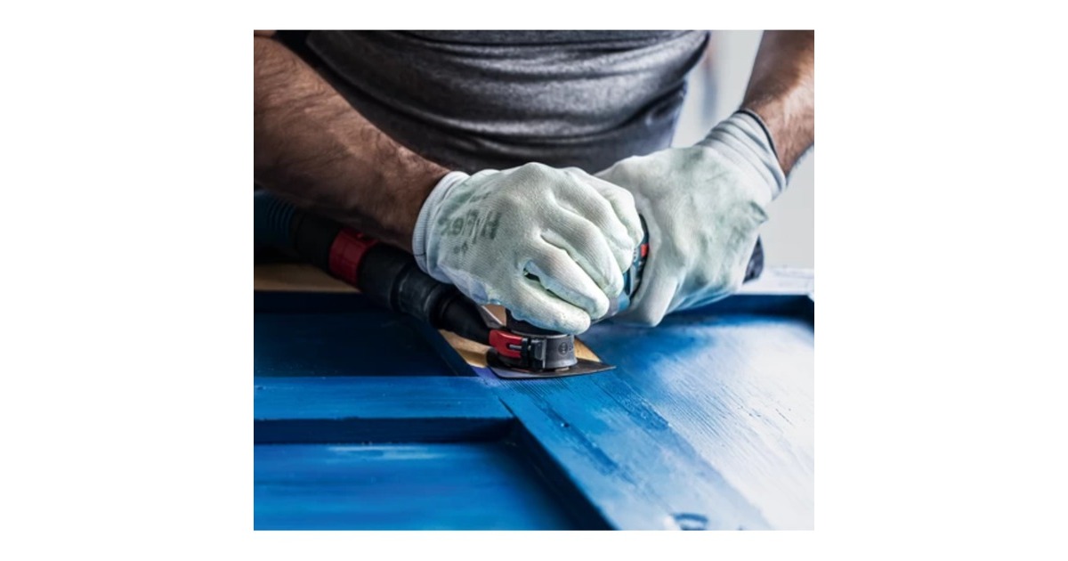 Bosch Expert Carbide Schleifplatte AVZ 90 RT4 MultiMaterial, Ø 90mm, Schleifscheibe(Starlock, K40)