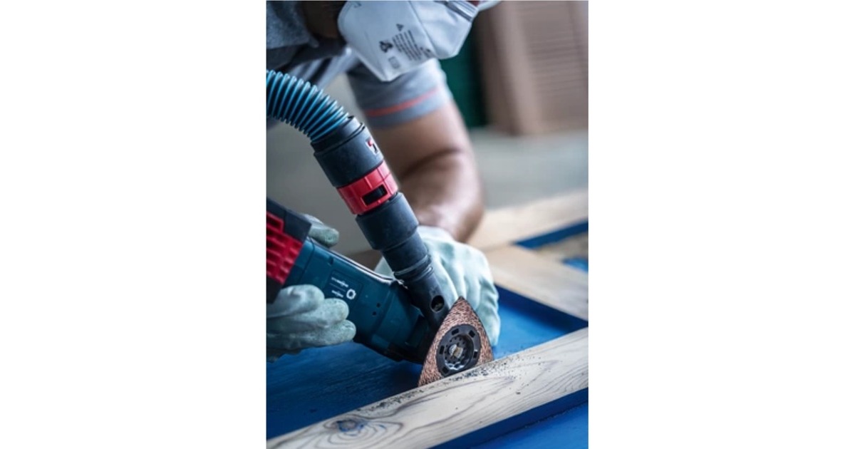 Bosch Expert Carbide Schleifplatte AVZ 90 RT6 MultiMaterial, Ø 90mm, Schleifscheibe(Starlock, K60)