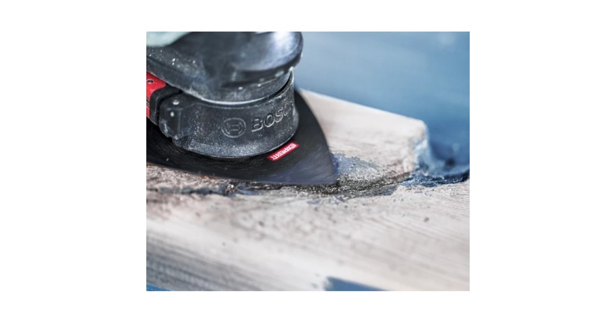 Bosch Expert Carbide Schleifplatte MAVZ 116 RT2 MultiMaterial, Ø 116mm, Schleifscheibe(Starlock Max, K20)
