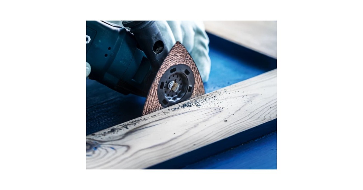 Bosch Expert Carbide Schleifplatte MAVZ 116 RT4 MultiMaterial, Ø 116mm, Schleifscheibe(Starlock Max, K40)