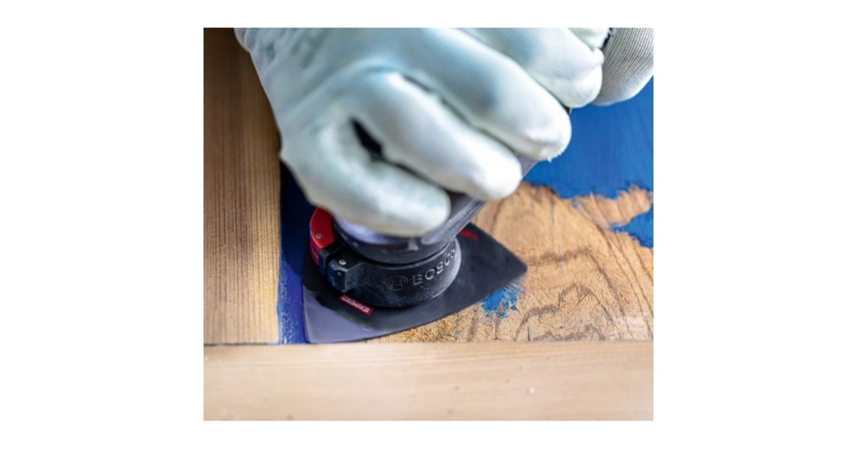 Bosch Expert Carbide Schleifplatte MAVZ 116 RT6 MultiMaterial, Ø 116mm, Schleifscheibe(Starlock Max, K60)