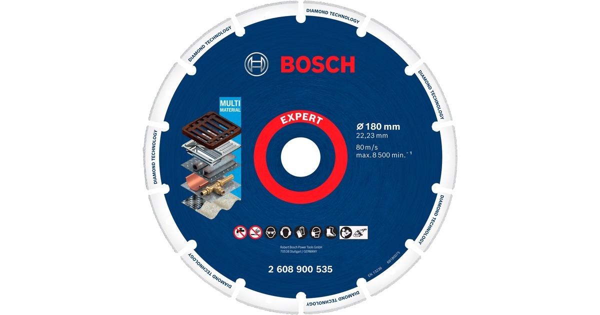 Bosch Expert Diamant-Trennscheibe 'Diamond Metal Wheel'(Ø 180mm x 22,23)