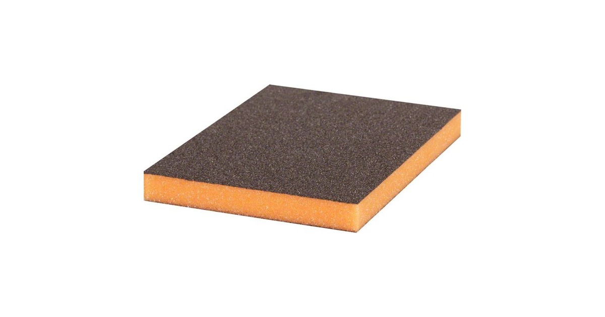 Bosch Expert Flex S473 Standard Schleifpad, mittel, Schleifschwamm(orange, 98 x 120 x 13mm)