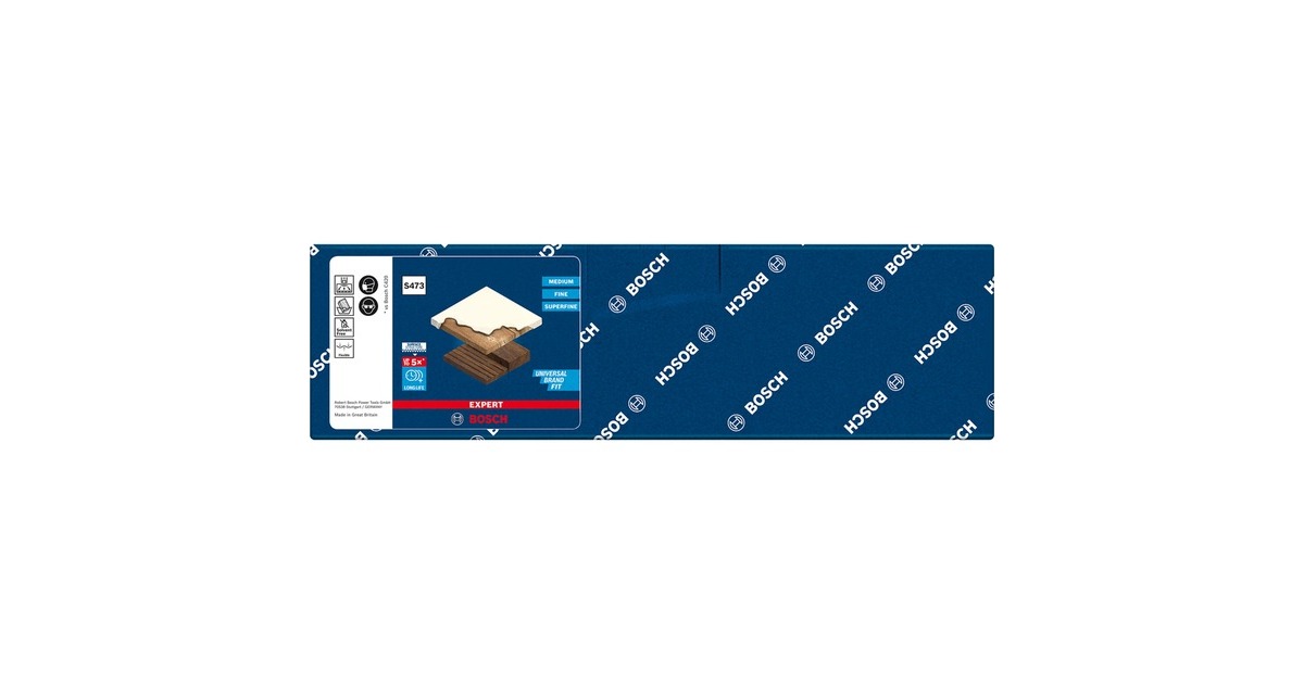 Bosch Expert Flex S473 Standard Schleifpad, superfein, Schleifschwamm(grün, 98 x 120 x 13mm)