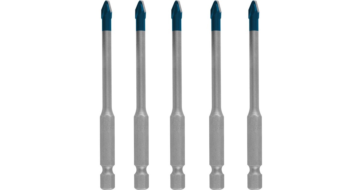 Bosch Expert HEX-9 HardCeramic Dachziegel-Bohrer, Ø 5mm(5 Stück, Länge 90mm)