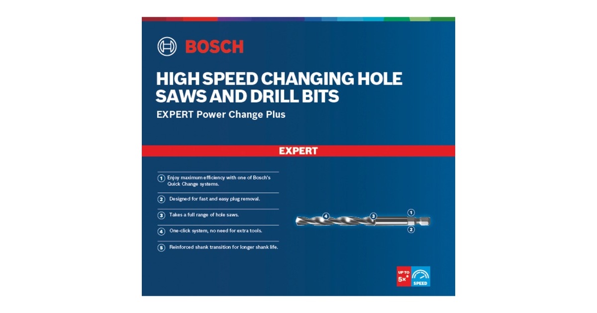 Bosch Expert HSS-Co Zentrierbohrer, Ø 7,15 x 105mm(für Lochsägen)