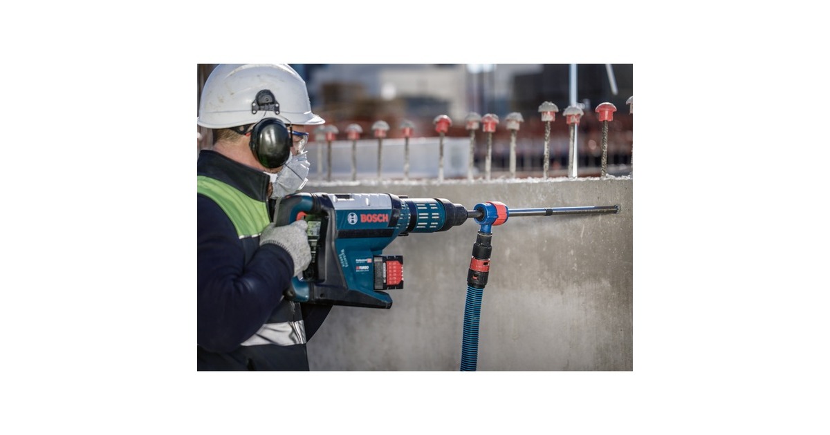 Bosch Expert Hammerbohrer SDS Clean max-8X Set, Ø 25mm(Arbeitslänge 400mm, Saugbohrer inkl. Absauganschluss)