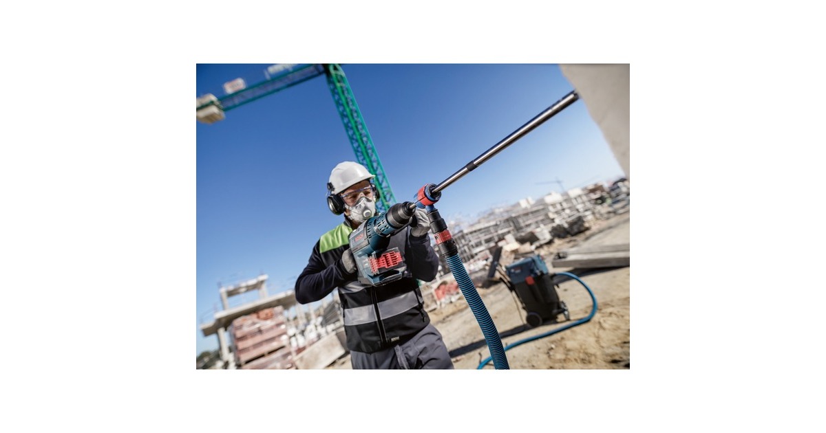 Bosch Expert Hammerbohrer SDS Clean max-8X Set, Ø 28mm(Arbeitslänge 400mm, Saugbohrer inkl. Absauganschluss)