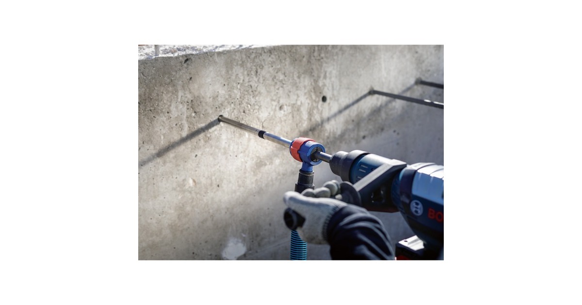 Bosch Expert Hammerbohrer SDS Clean max-8X Set, Ø 28mm(Arbeitslänge 400mm, Saugbohrer inkl. Absauganschluss)