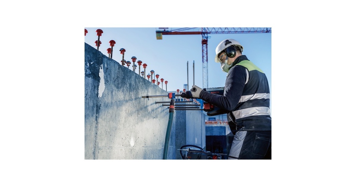 Bosch Expert Hammerbohrer SDS Clean max-8X Set, Ø 30mm(Arbeitslänge 400mm, Saugbohrer inkl. Absauganschluss)