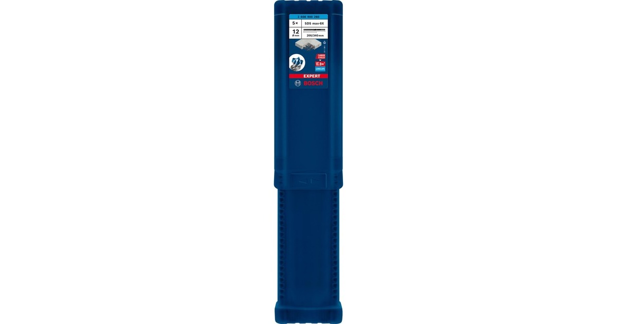 Bosch Expert Hammerbohrer SDS-max-8X, Ø 12mm(5 Stück, Arbeitslänge 200mm) Bosch Expert Hammerbohrer SDS-max-8X, Ø 12mm(5 Stück, Arbeitslänge 200mm)