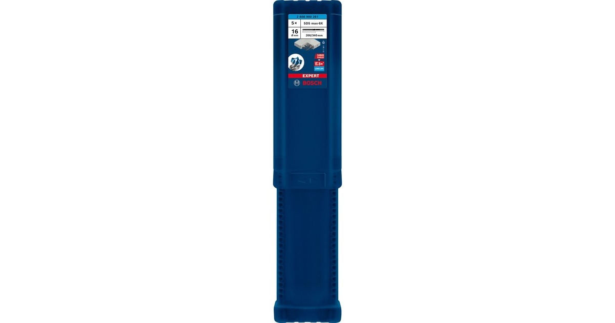 Bosch Expert Hammerbohrer SDS-max-8X, Ø 16mm(5 Stück, Arbeitslänge 200mm)