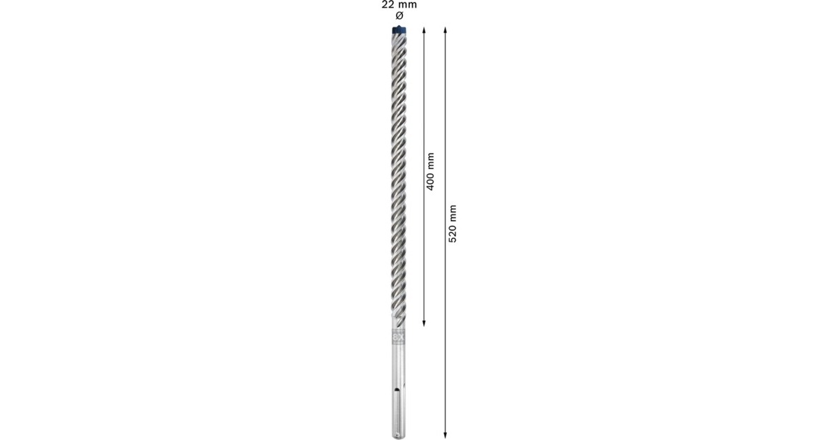 Bosch Expert Hammerbohrer SDS-max-8X, Ø 22mm(5 Stück, Arbeitslänge 400mm)