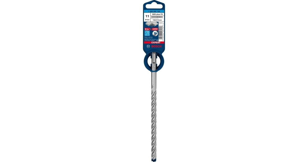 Bosch Expert Hammerbohrer SDS-plus-7X, Ø 11mm(Arbeitslänge 150mm)