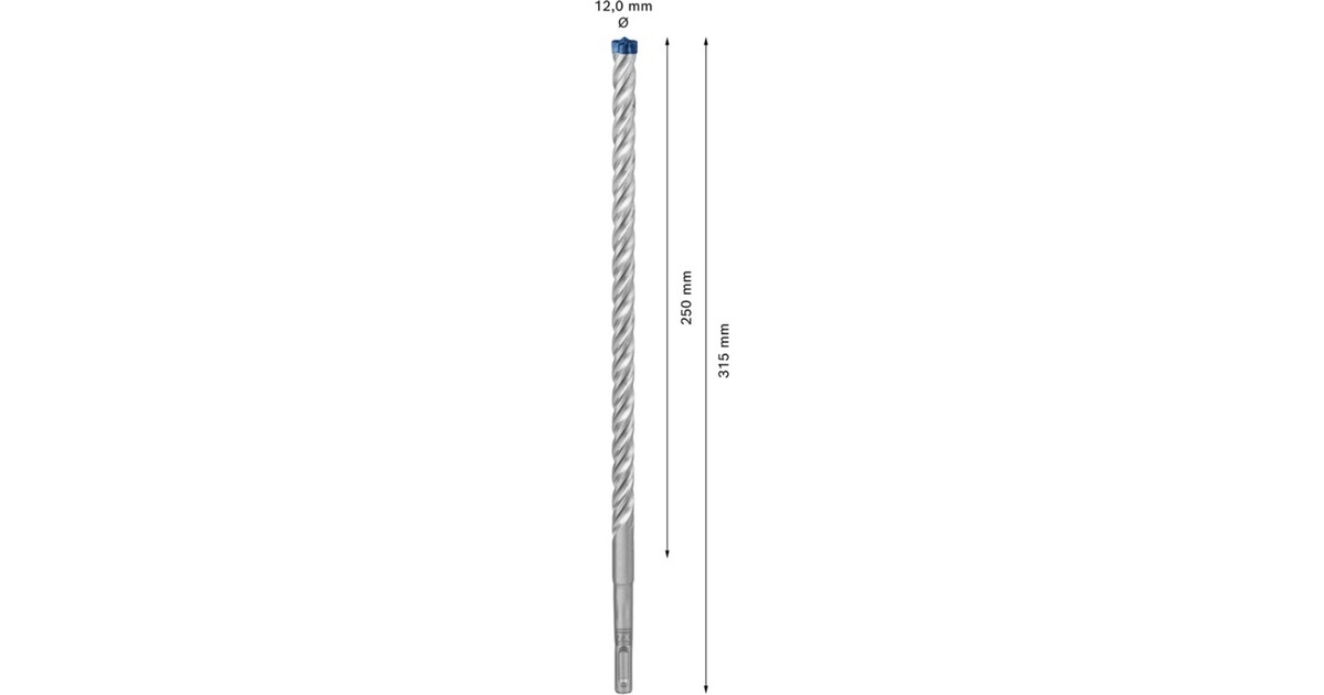 Bosch Expert Hammerbohrer SDS-plus-7X, Ø 12mm(Arbeitslänge 250mm)