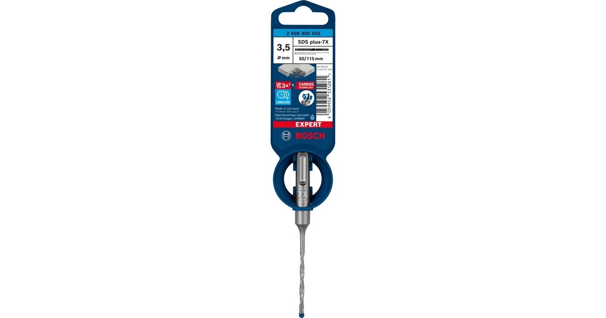 Bosch Expert Hammerbohrer SDS-plus-7X, Ø 3,5mm(Arbeitslänge 50mm)