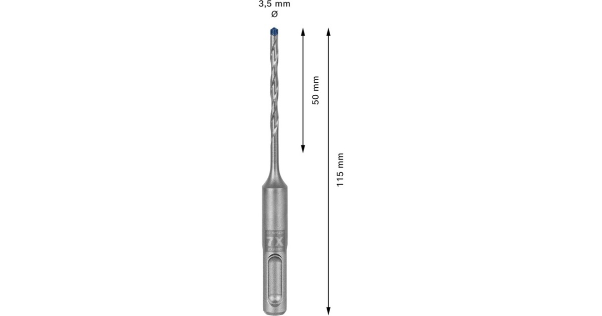 Bosch Expert Hammerbohrer SDS-plus-7X, Ø 3,5mm(Arbeitslänge 50mm)