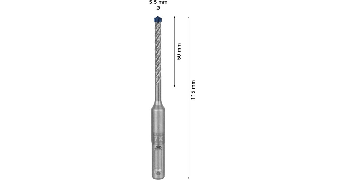 Bosch Expert Hammerbohrer SDS-plus-7X, Ø 5,5mm(Arbeitslänge 50mm)