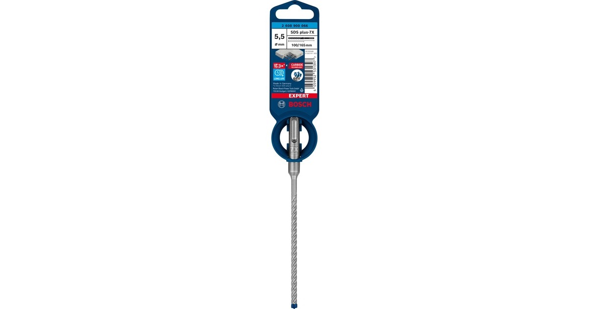 Bosch Expert Hammerbohrer SDS-plus-7X, Ø 5,5mm(Arbeitslänge 100mm)