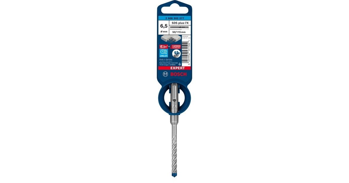 Bosch Expert Hammerbohrer SDS-plus-7X, Ø 6,5mm(Arbeitslänge 50mm)