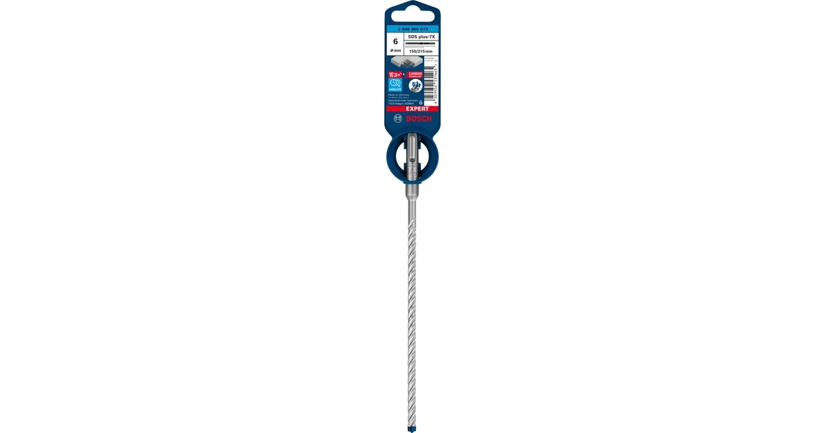 Bosch Expert Hammerbohrer SDS-plus-7X, Ø 6mm(Arbeitslänge 150mm)